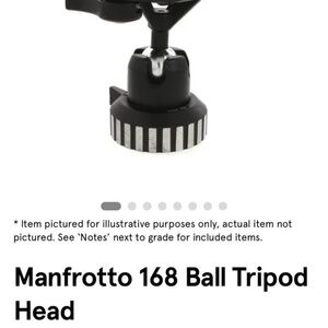 Manfrotto 168 Ball Tripod Head